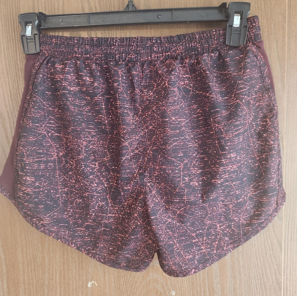 Under Armour Black and Pink Athletic Shorts Lightweight Breathable Design - Picture 3 of 3